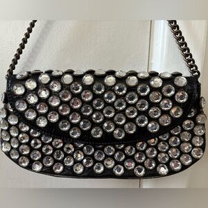 Vintage Betsey Johnson Black Diamond Purse
